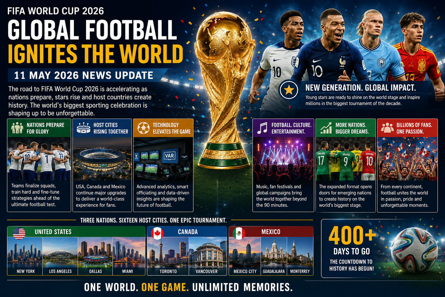 FIFA World Cup 2026 Enters a Powerful New Phase of Global Football Excitement